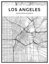 Black&White City Map - ERA Home Decor